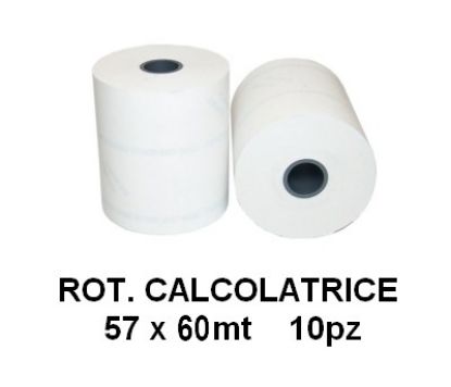 Immagine di ROTOLI CALCOLATRICE 57x60mt 10pz - R57