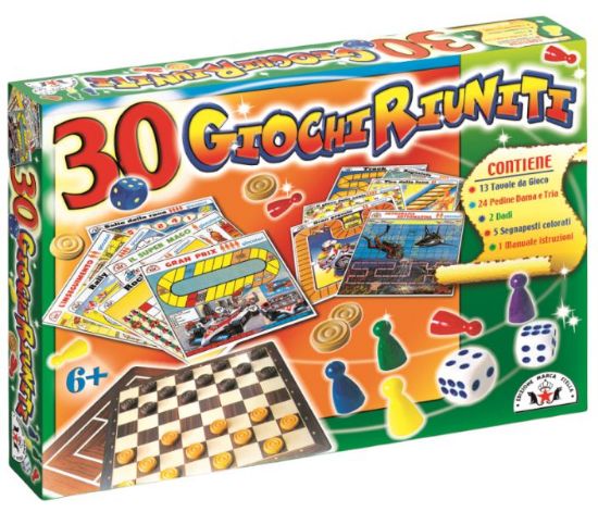 Immagine di GIOCHI SCATOLA GIOCHI 30 RIUNITI 40x32x5,5cm