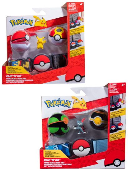 Immagine di GIOCHI POKEMON CLIP N GO 4pz - SET CINTURA ASSORTIMENTO N.3