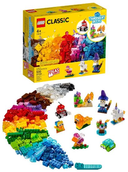 Immagine di LEGO MATTONCINI TRASPARENTI CREATIVI