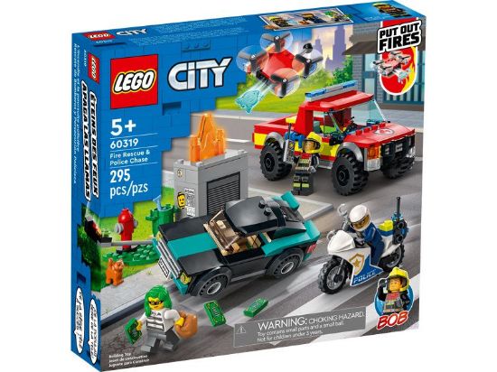 Immagine di GIOCHI LEGO CITY SOCCORSO ANTINCENDIO E INSEGUIMENTO DELLA POLIZIA