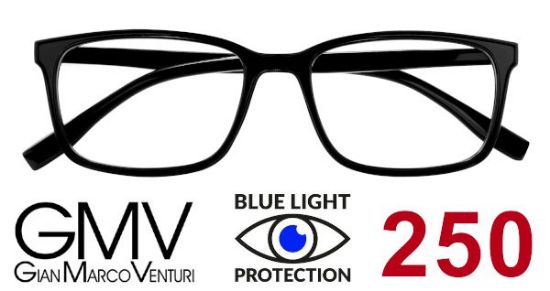 Immagine di OCCHIALI GRAD. GMV BLUE BLOCK (da 2.50) 1pz NERO