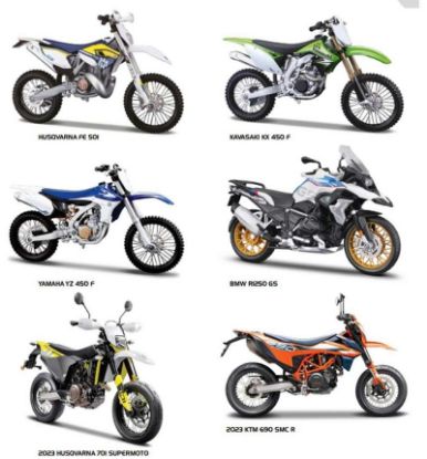 Picture of GIOCHI MOTO CROSS 1:12 MAISTO 1pz - MODELLI ASSORTITI