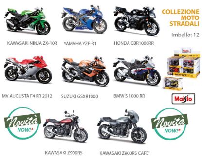 Picture of GIOCHI MOTO 1:12 MAISTO 1pz - MODELLI ASSORTITI