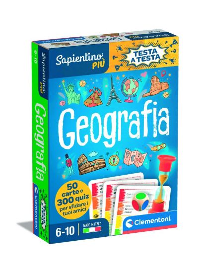 Picture of GIOCHI SAPIENTINO PIU - CARTE GEOGRAFIA 1pz CLEMENTONI