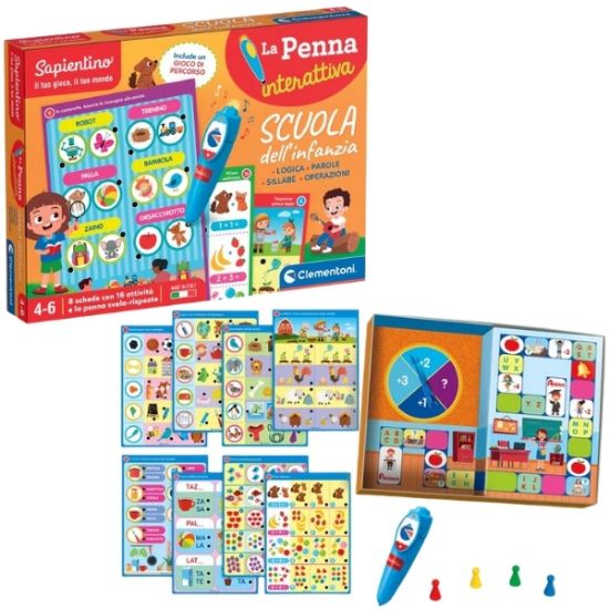Immagine di GIOCHI PENNA INTERATTIVA - SCUOLA INFANZIA 2 1pz CLEMENTONI