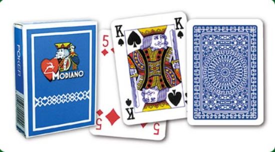 Picture of CARTE DA POKER CLUB BLU DUPLEX MODIANO 1pz