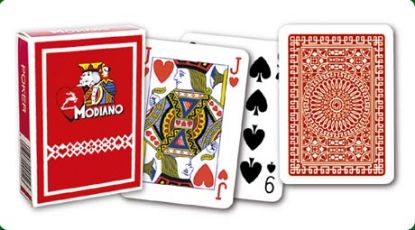 Immagine di CARTE DA POKER CLUB RED DUPLEX MODIANO 1pz