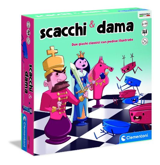 Immagine di GIOCHI DAMA & SCACCHI 1pz CLEMENTONI