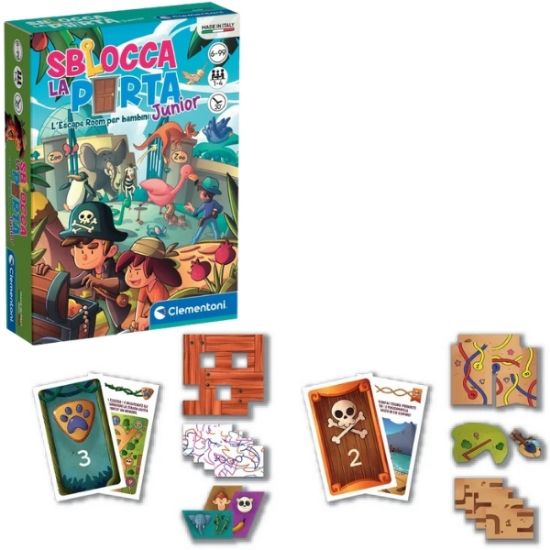 Immagine di GIOCHI SBLOCCA LA PORTA JUNIOR 1pz CLEMENTONI