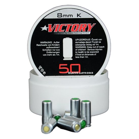 Immagine di CARTUCCE CALIBRO 8mm per PISTOLA A SALVE 1x50pz DEFENCE SYSTEM