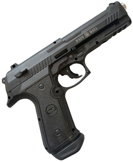 Picture of PISTOLA MARCATORE GAS Co2 JAULE 12,7 ALFA P.B cal.50mm 1pz BLACK - DEFENCE SYSTEM
