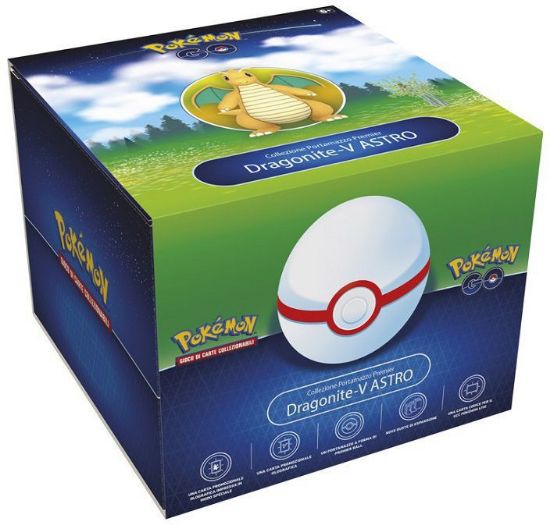 Immagine di CARTE DA GIOCO POKEMON GO COLLEZIONE PORTAMAZZO PREMIER DRAGONITE-VASTRO