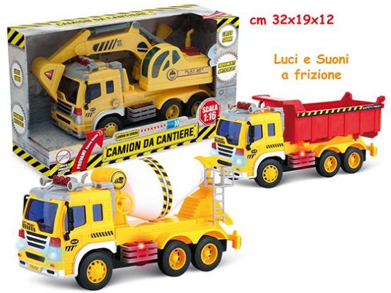 Immagine di GIOCHI PLAY CITY- CAMION DA CANTIERE FRIZ. LUCI E SUONI
