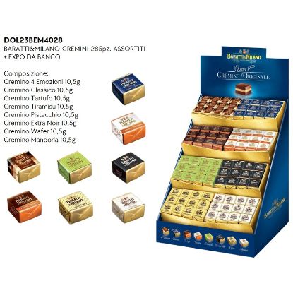Immagine di BARATTI&MILANO CREMINI 285pz ASSORTITI + EXPO DA BANCO - PR2025
