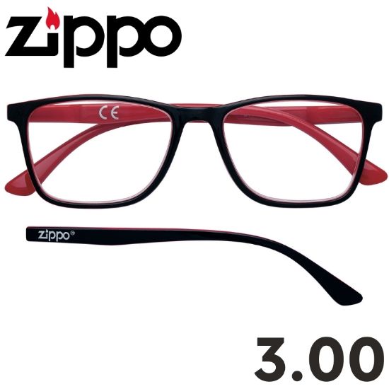 Picture of OCCHIALI GRAD. ZIPPO (da 3.00) 1pz - 31Z-B22-RED300