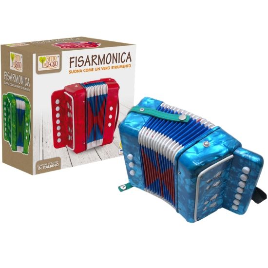 Immagine di GIOCHI FATTO DI LEGNO - FISARMONICA 7 CHIAVI 18cm