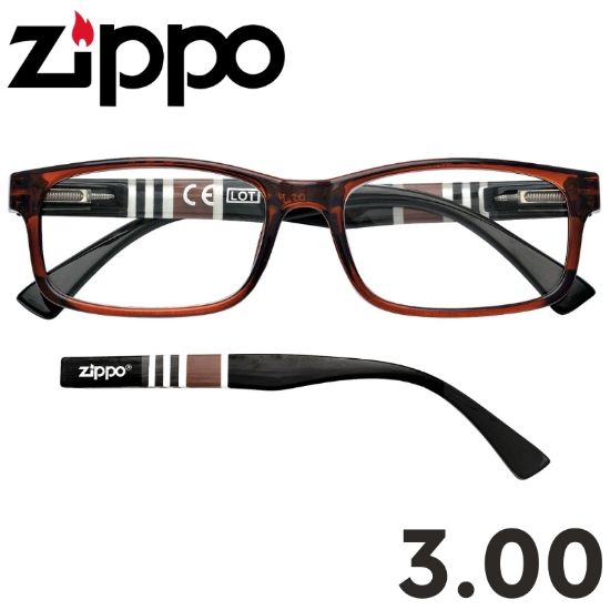 Picture of OCCHIALI GRAD. ZIPPO (da 3.00) 1pz - 31Z-B25-BRO300