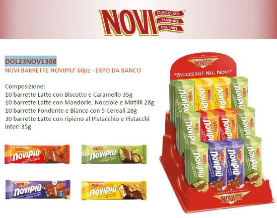 Immagine di NOVI BARRETTE NOVIPIU' 60pz - EXPO DA BANCO - Prenotazione 2023