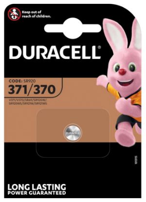 Immagine di PASTIGLIE DURACELL 371/370 1.5v 1x 1pz OSSIDO DI ARGENTO