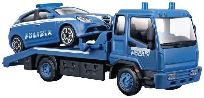 Picture of GIOCHI AUTO 1:43 CARRO ATTREZZI POLIZIA CON AUTO 1pz