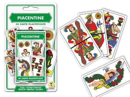 Immagine di CARTE DA GIOCO PIACENTINE 1pz MAZZO DA 40 IN BLISTER