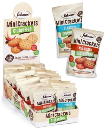 Immagine di SALATI CRACKER FALCONE 24pz 30gr ASSORTITI - SENZA GLUTINE