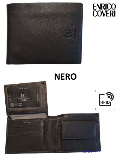 Immagine di PORTAFOGLIO UOMO COVERI LEMOUX 760-40 NERO 1pz VERA PELLE