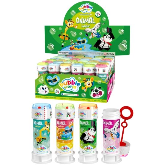 Picture of GIOCHI BOLLE SAPONE CON GIOCO 36pz ANIMAL