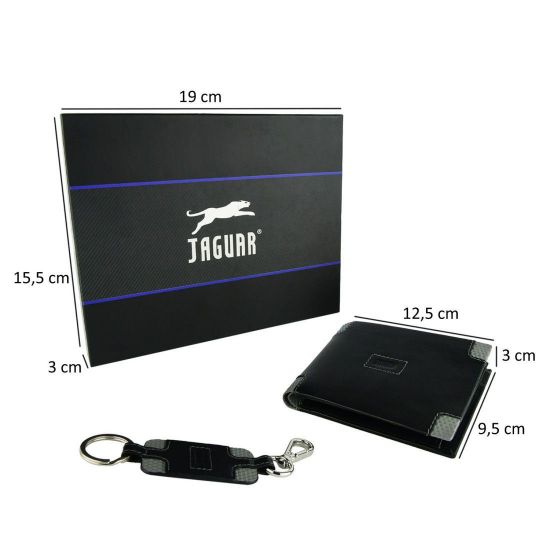 Picture of PAROURE UOMO JAGUAR A3212 NERO 1pz VERA PELLE