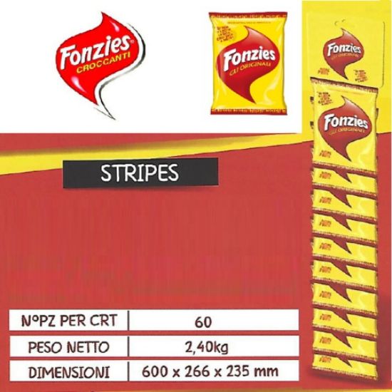 Immagine di PATATINE FONZIES STRISCIA 40gr  60pz