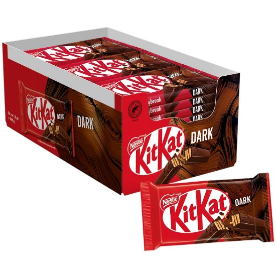 Immagine di NESTLE KIT KAT DARK FONDENTE 24pz 41,5g