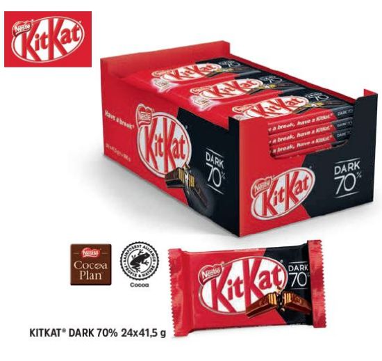 Immagine di NESTLE KIT KAT DARK FONDENTE 24pz