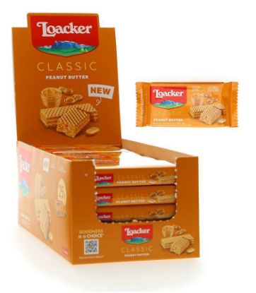 Immagine di BISCOTTI WAFER LOACKER PEANUT BUTTER 45g 25pz