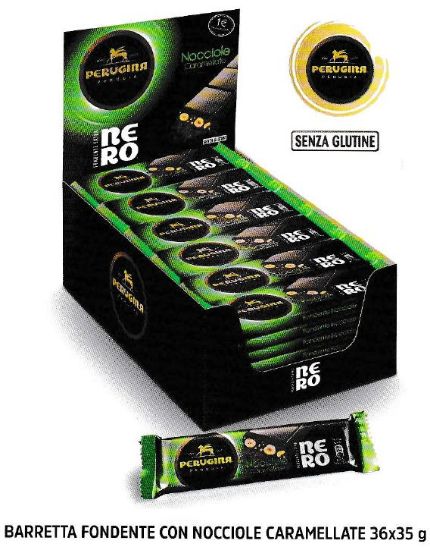 Immagine di PERUGINA NERO BARRETTE 35gr 36pz FONDENTE NOCCIOLA