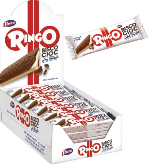 Picture of BISCOTTI RINGO PAVESI BISCOCIOC 24pz 27gr