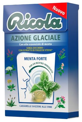 Immagine di RICOLA ASTUCCIO AZIONE GLACIALE SENZA ZUCCHERO 50g 20pz