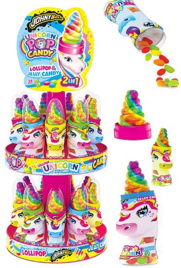 Picture of JOY CHUPA UNICORN&CANDY EXPO 18pz 50gr - JOYGUM