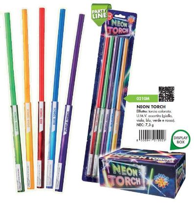 Picture of BENGALINO NEON TORCH BLISTER 5pcs x24pz BORGONOVO