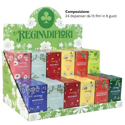 Picture of REGINADIFIORI INFUSI BIO 360pz ASSORTITI + EXPO DA BANCO - PR2025
