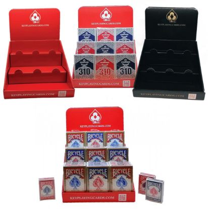 Immagine di ESPOSITORE CARTE DA GIOCO DA BANCO IN CARTONE BICYCLE (acquistando 48pz)