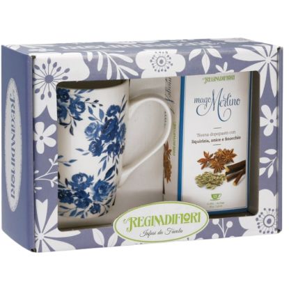 Picture of REGINADIFIORI SCATOLA REGALO MUG + TISANA MAGO MERLINO