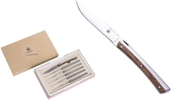 Immagine di LAGUIOLE COLTELLI Steak knives in box VAILHOURLES 1x6pz