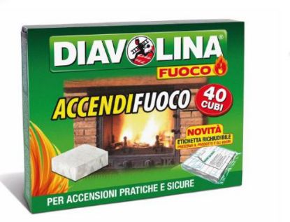 Immagine di ACCENDIFUOCO DIAVOLINA ACCENDIFUOCO 40 CUBI