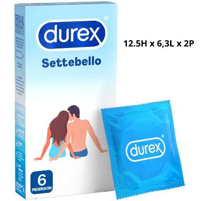 Picture of PRESERVATIVI DUREX SETTEBELLO 6pz - FORMATO FARMACIA