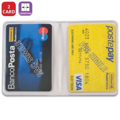 Picture of PORTA CARDS MORBIDO 25pz 2T BICARD ALPLAST