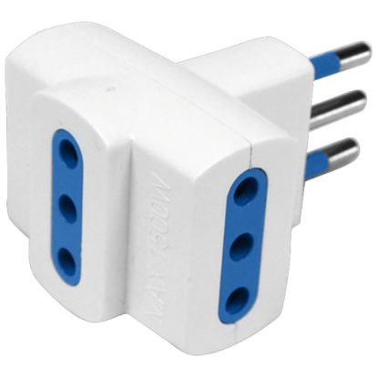 Immagine di PRESA ADATTATORE 3 PRESE 10A a SPINA 10A - NOVALINE