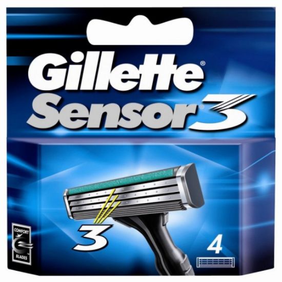 Immagine di LAME GILLETTE SENSOR3 1x4pz TRILAMA