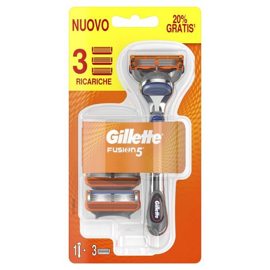 Immagine di RASOIO GILLETTE FUSION 5 MANUAL + 3UP