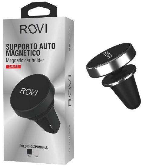 Immagine di SUPPORTO PER AUTO CELLULARE CAR-05 1pz SILVER - ROVI